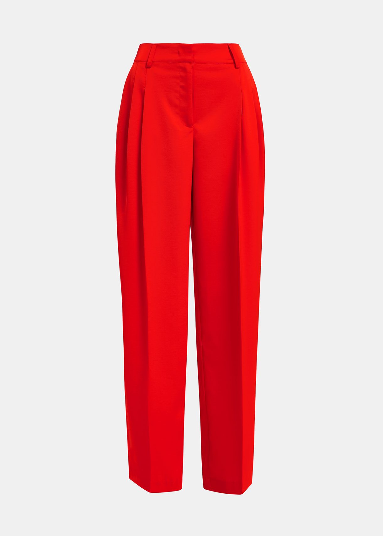 Pantalon fusel en satin rouge Essentiel Antwerp France