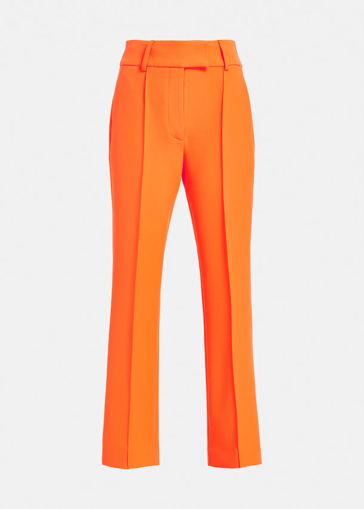 Pantalon orange sanguine en toile confort stretch taille élastique
