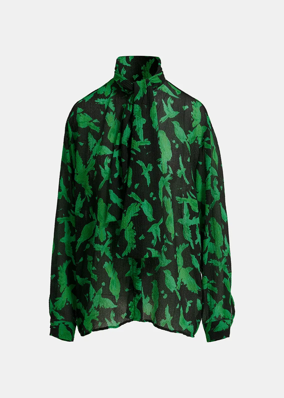 States raincoat Essentiel Green Antwerp hooded double-breasted United |