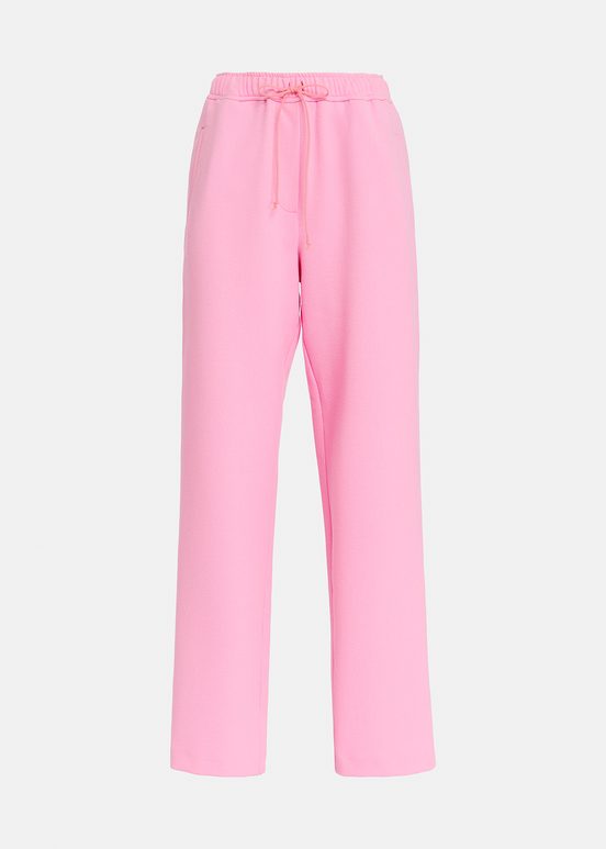 Light pink tapered-leg pants