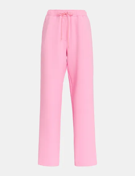 Pantalon fuselé rose clair