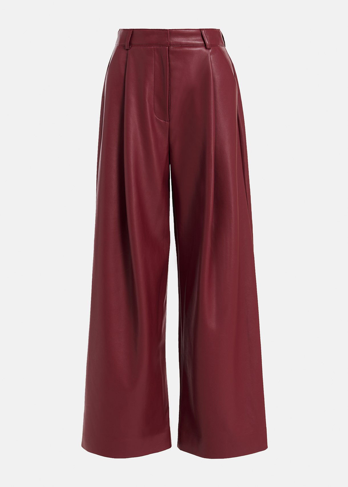 Burgundy on sale pleather pants