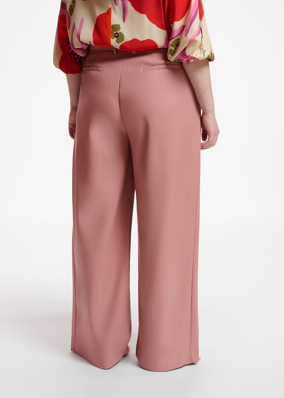 Vintage pink faux leather pants