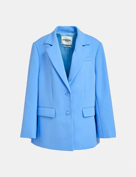 Blazer oversize bleu