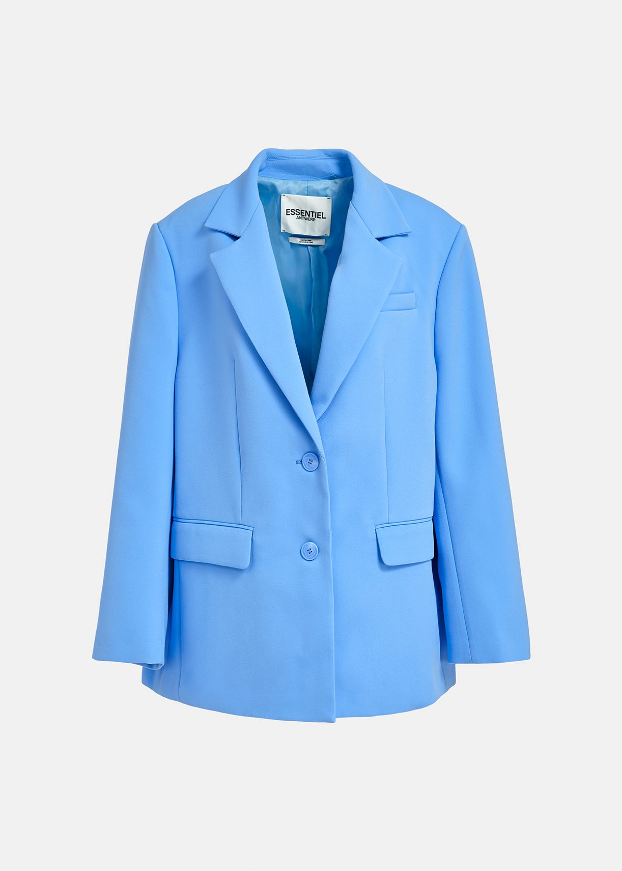 Blauwe oversized blazer