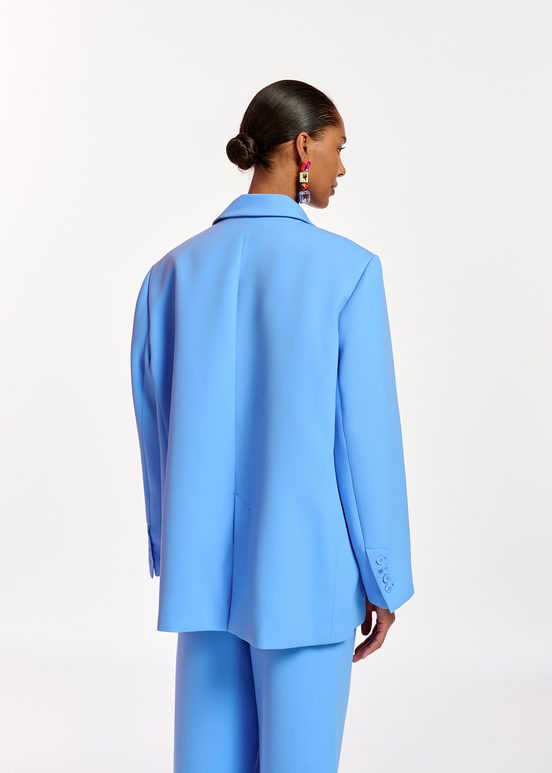 Blazer oversize bleu