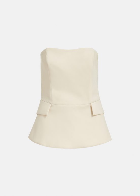 Ecru bustier top