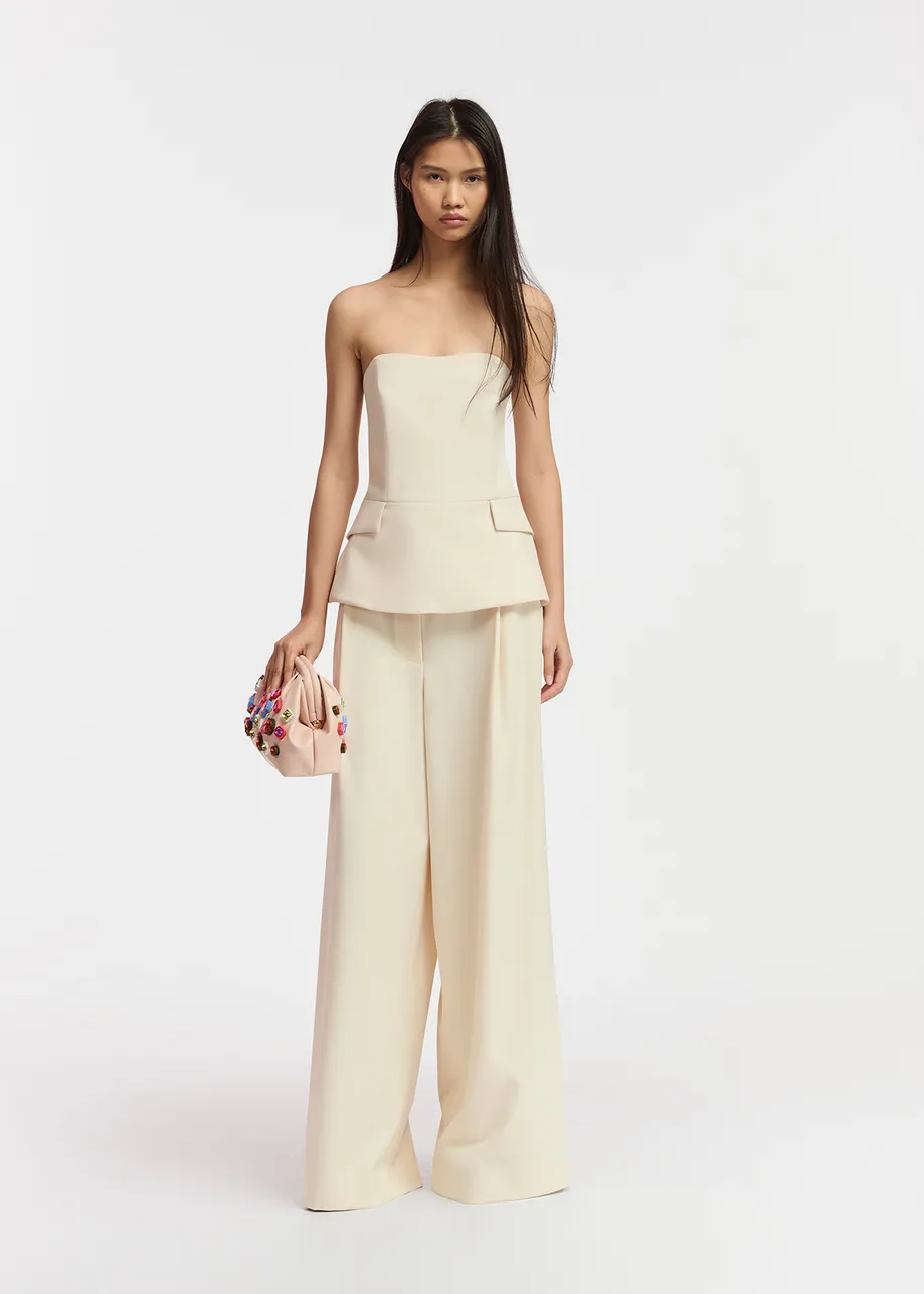 Ecru bustier top