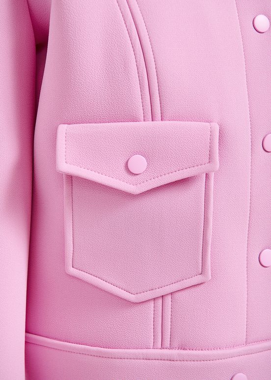 Pink cropped jacket