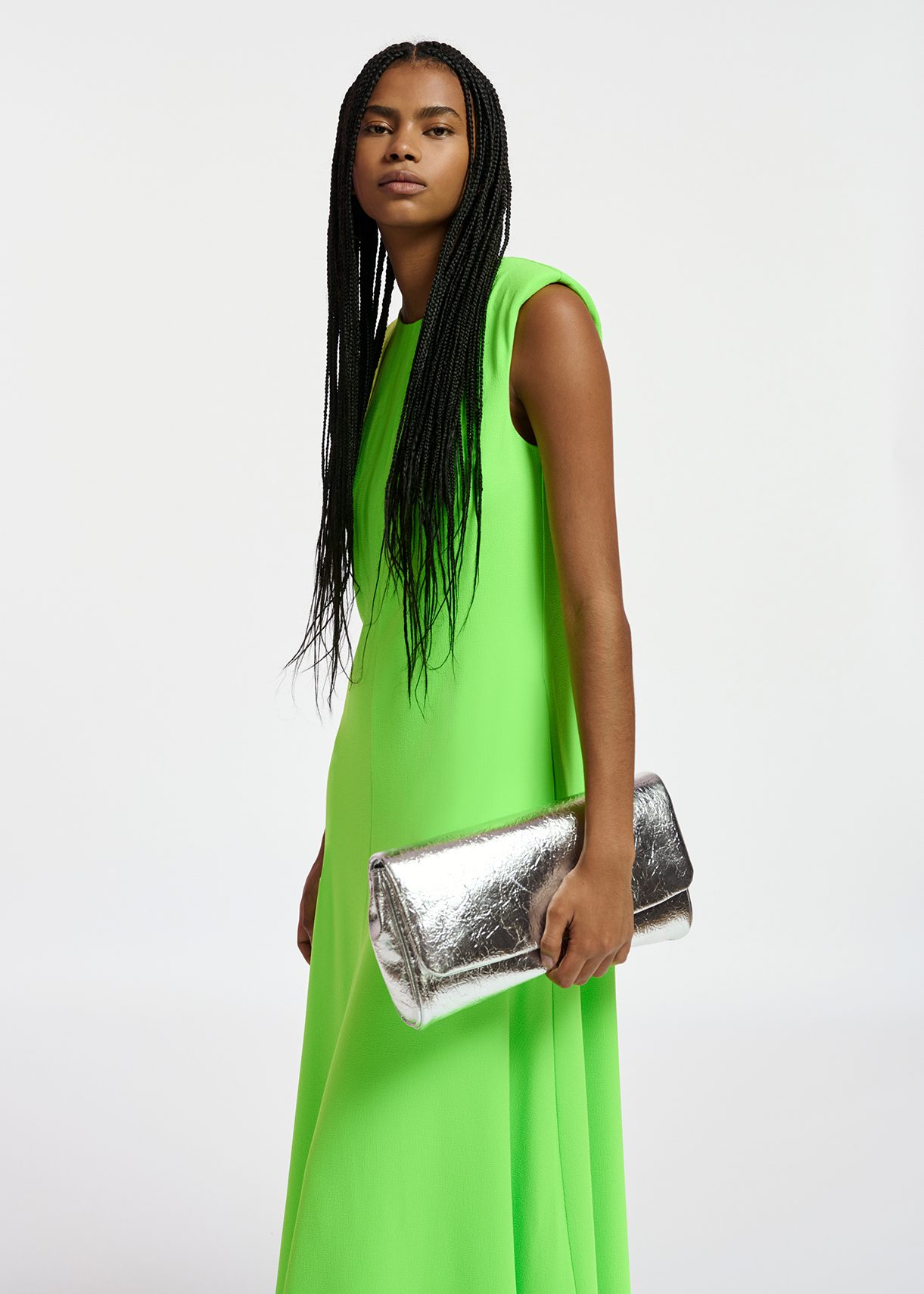 Neon sales green dress