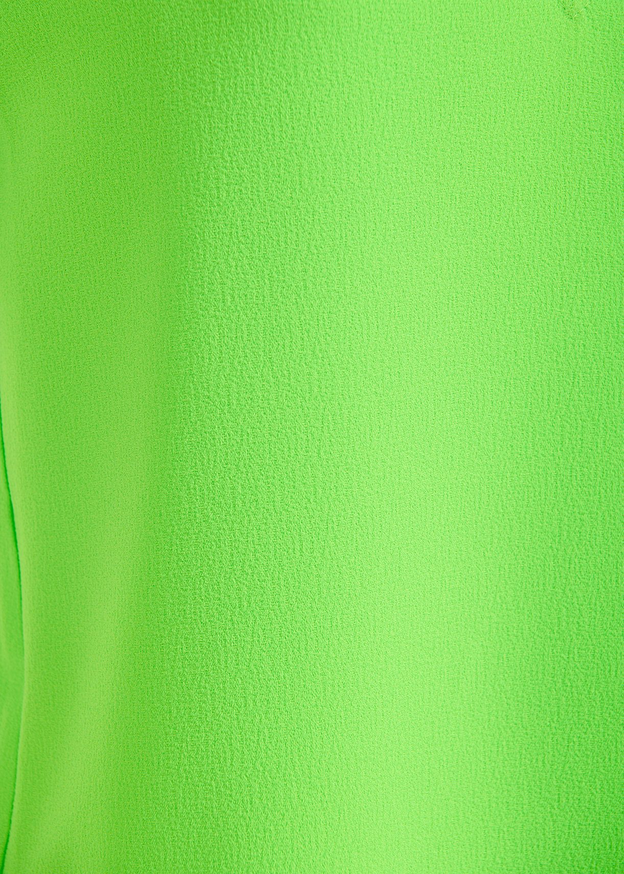 Top sans manches vert fluo col en V Essentiel Antwerp Belgique