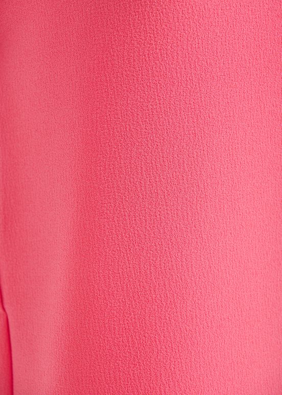 Pink sleeveless V-neck top