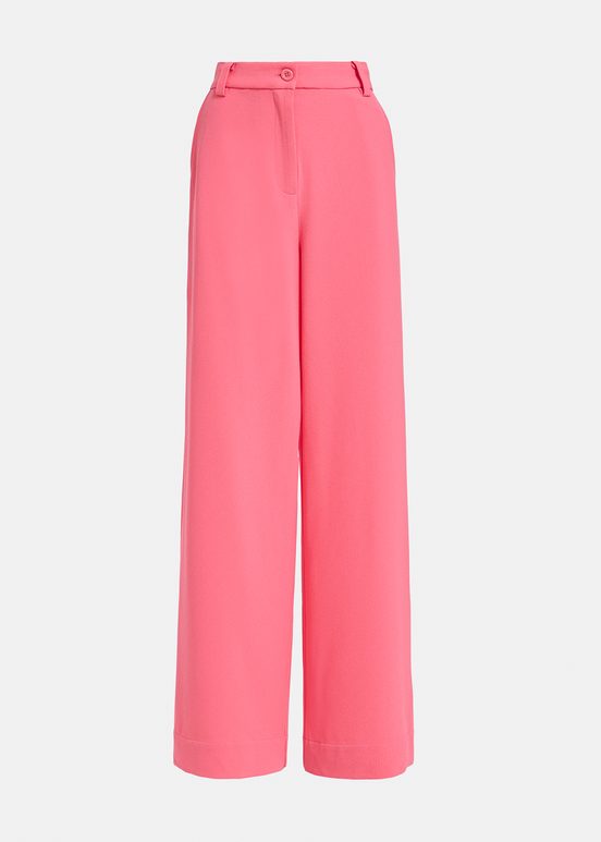 Pink wide-leg pants