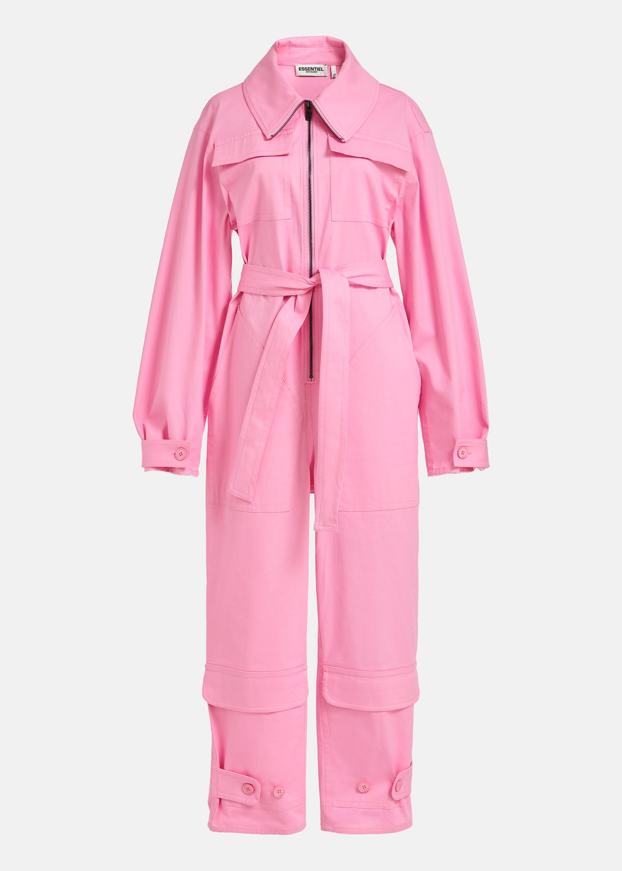 Roze jumpsuit van biokatoen