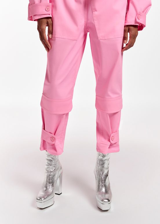 Roze jumpsuit van biokatoen