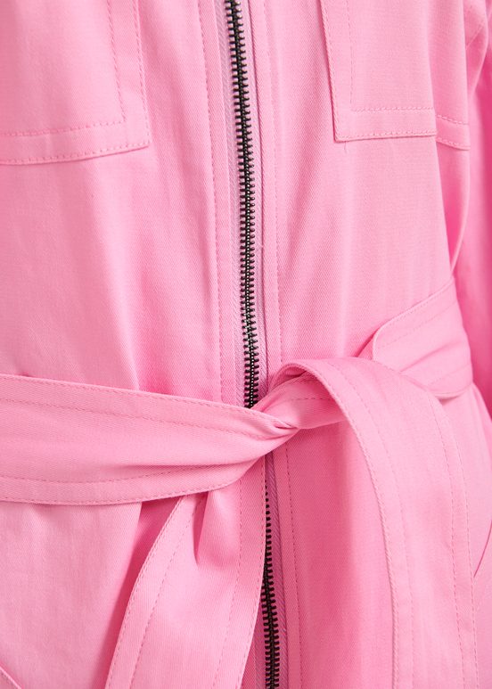 Roze jumpsuit van biokatoen