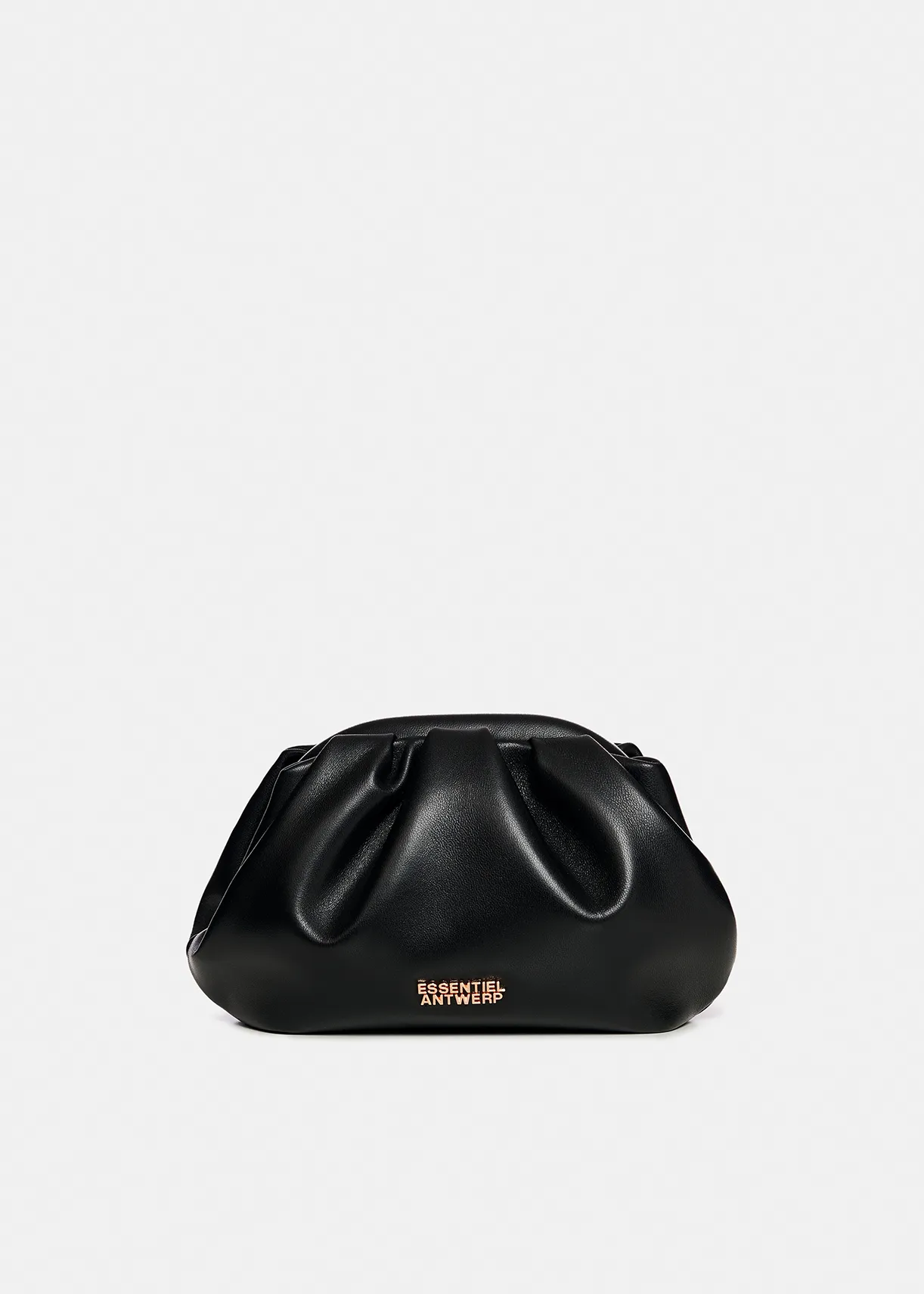 Black leather pouch | Essentiel Antwerp United States