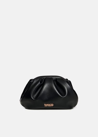 Black leather pouch