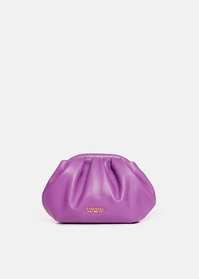 Violette Ledertasche