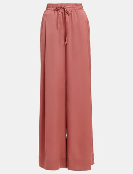 Vintage pink wide-leg pants