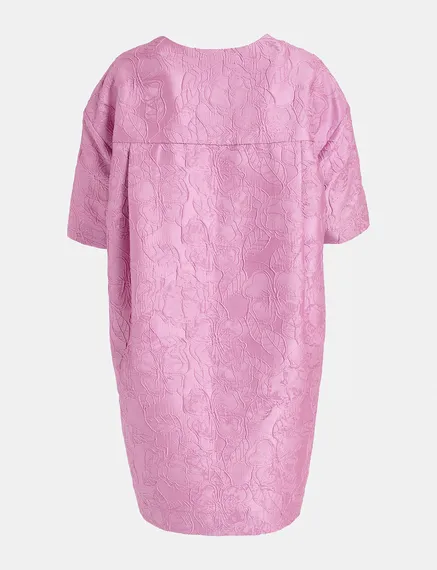 Mini-robe oversize lilas