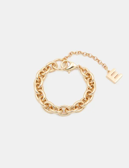 Gold-tone chain bracelet