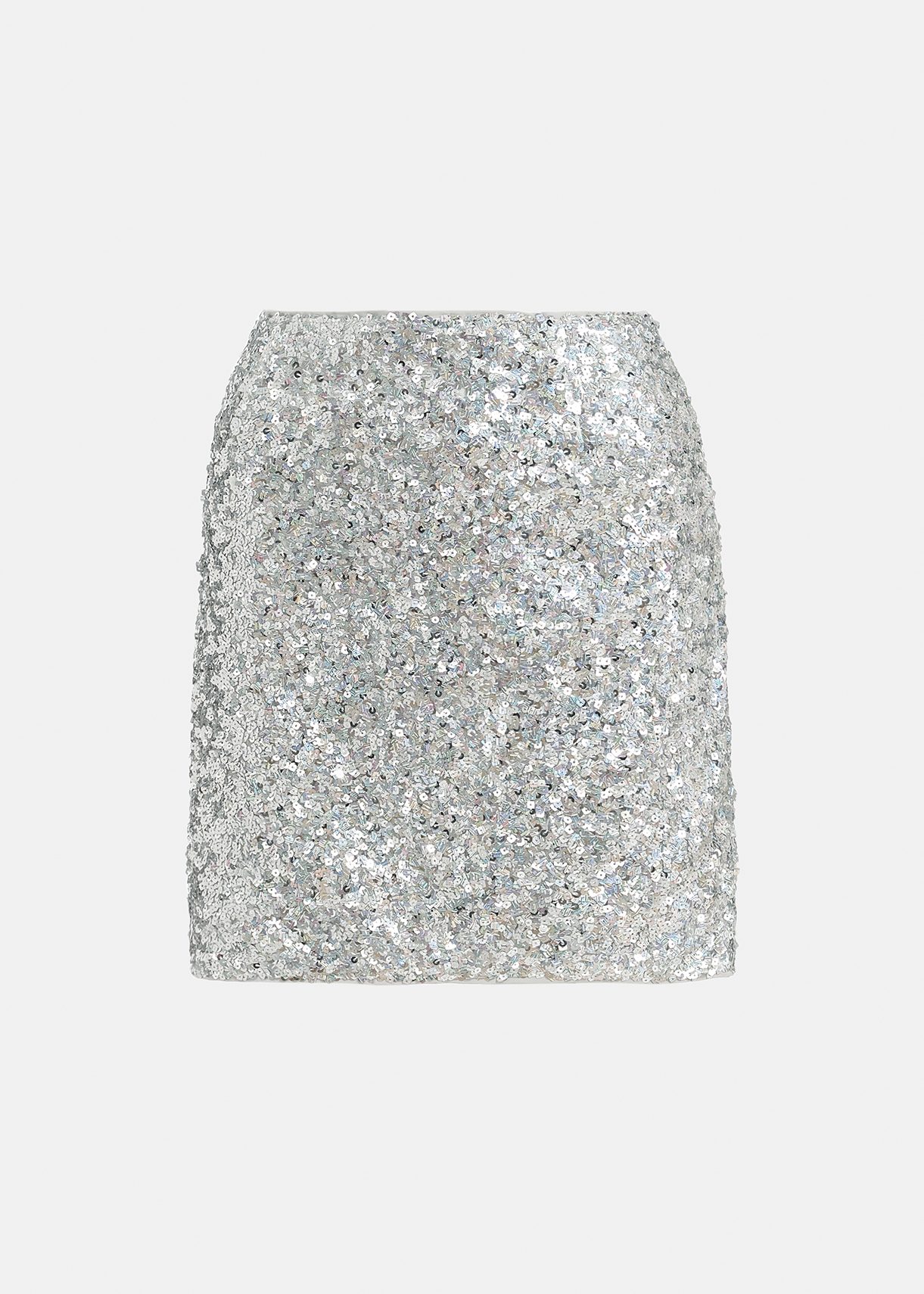 Silver sequin a outlet line skirt