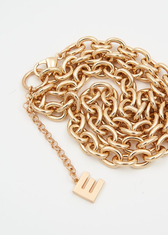 Gold-tone chain necklace