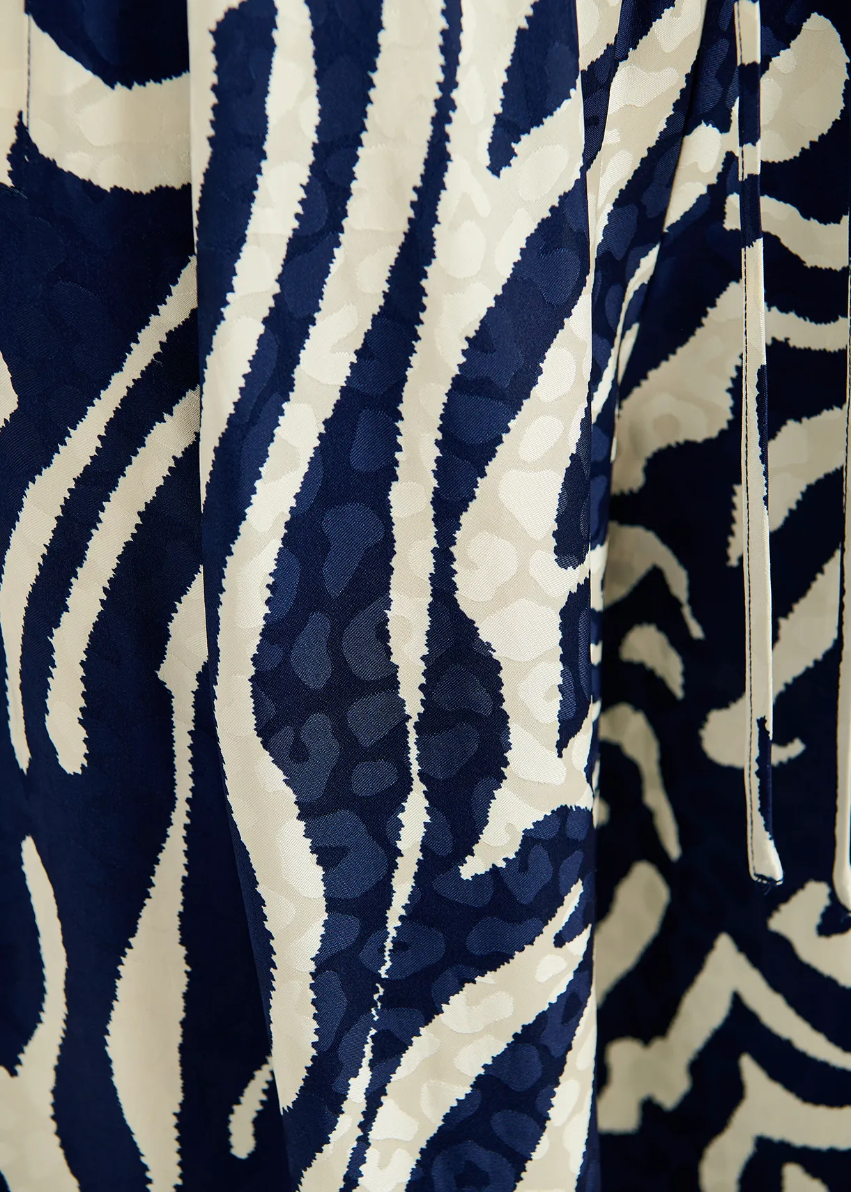 Blue Zebra Print High Rise Wide Leg Pants – hightidesstuart