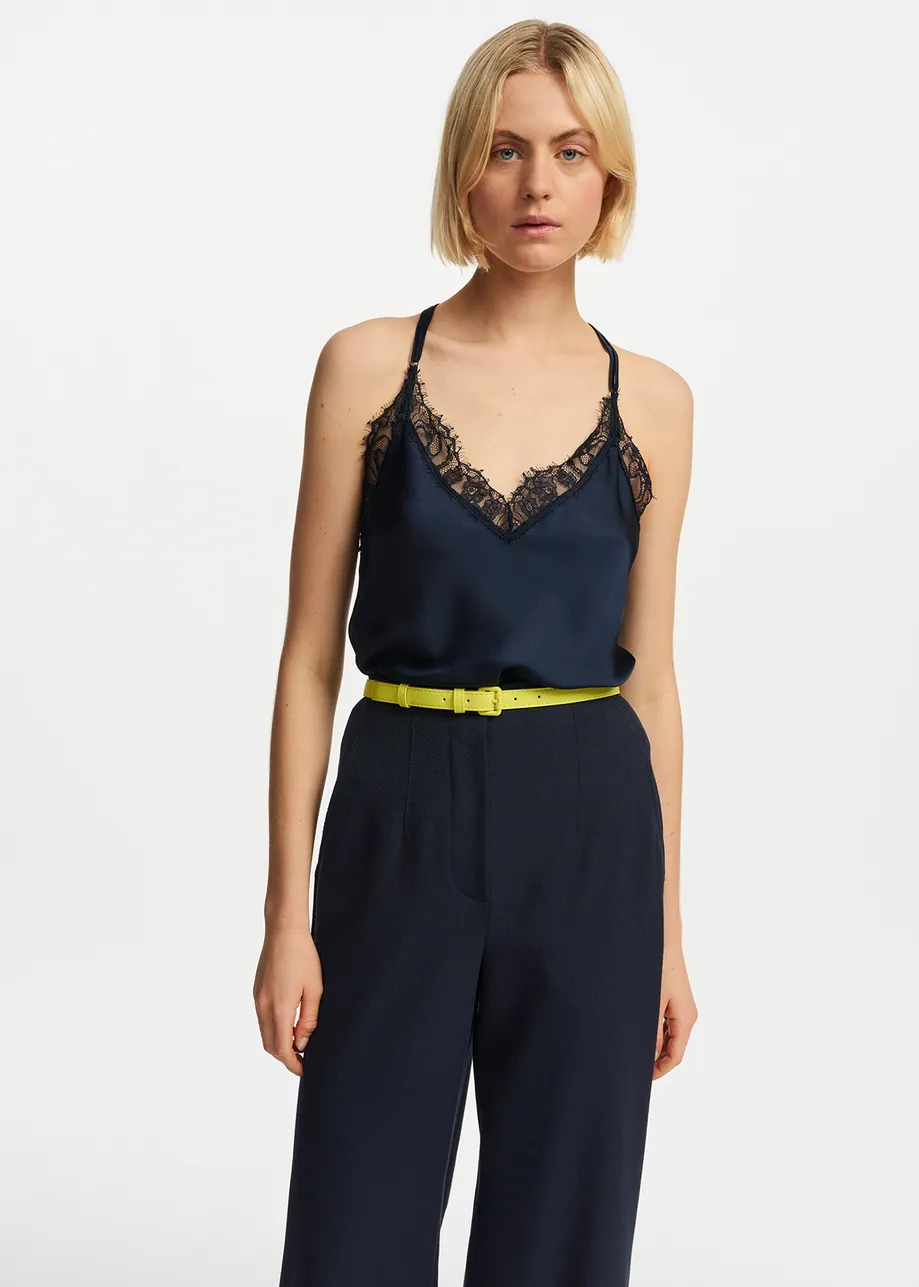 Yellow thin belt