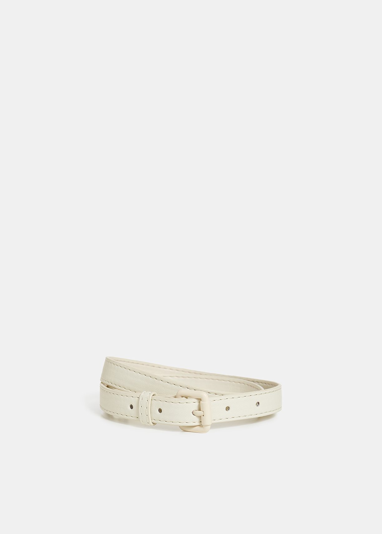 Blauwe off white cheap riem