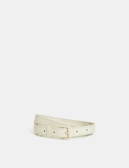 Off-white thin belt