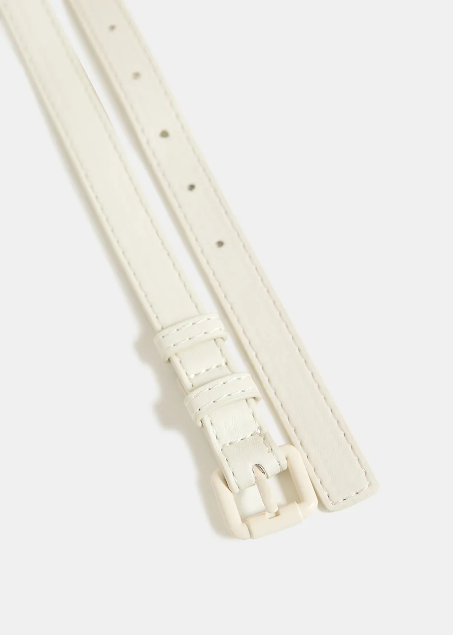 Off-white thin belt