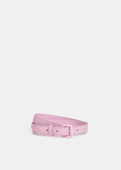 Light pink thin belt