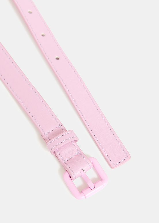 Light pink thin belt