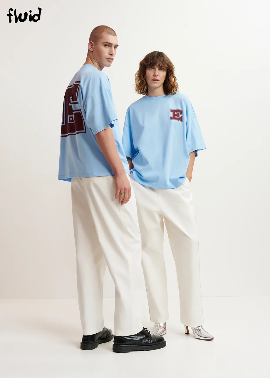 Off-white tapered-leg pants