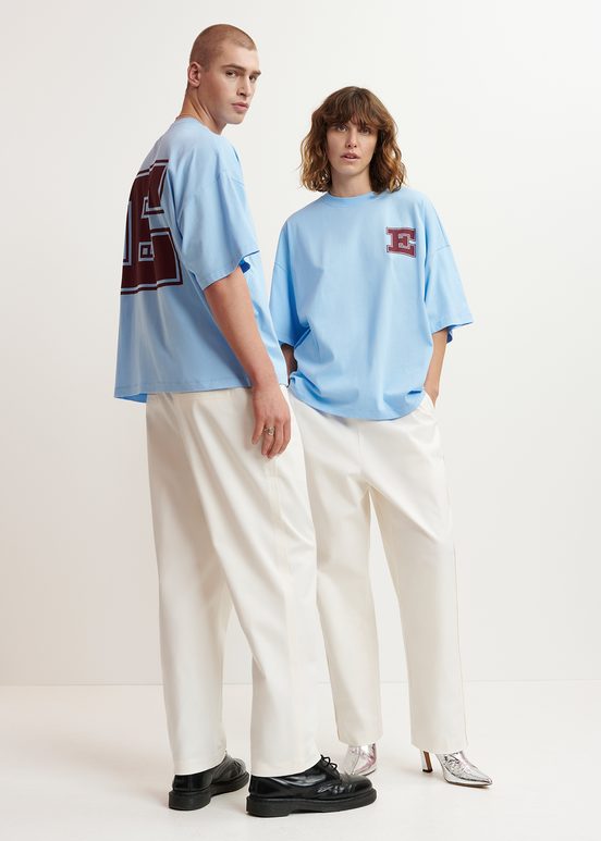 Off-white tapered-leg pants