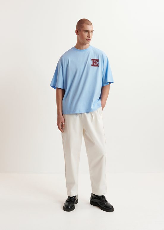 Off-white tapered-leg pants