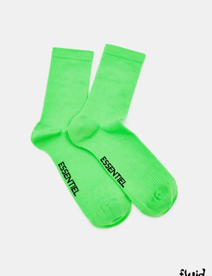 Neon green socks - Size 43-45