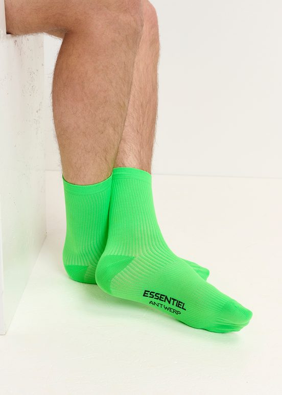 Chaussettes vert fluo - pointure 43-45