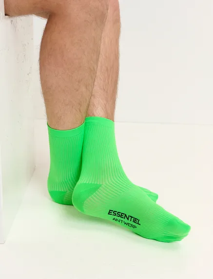 Neon green socks - Size 43-45