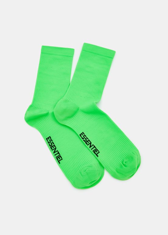 Neongrüne Socken