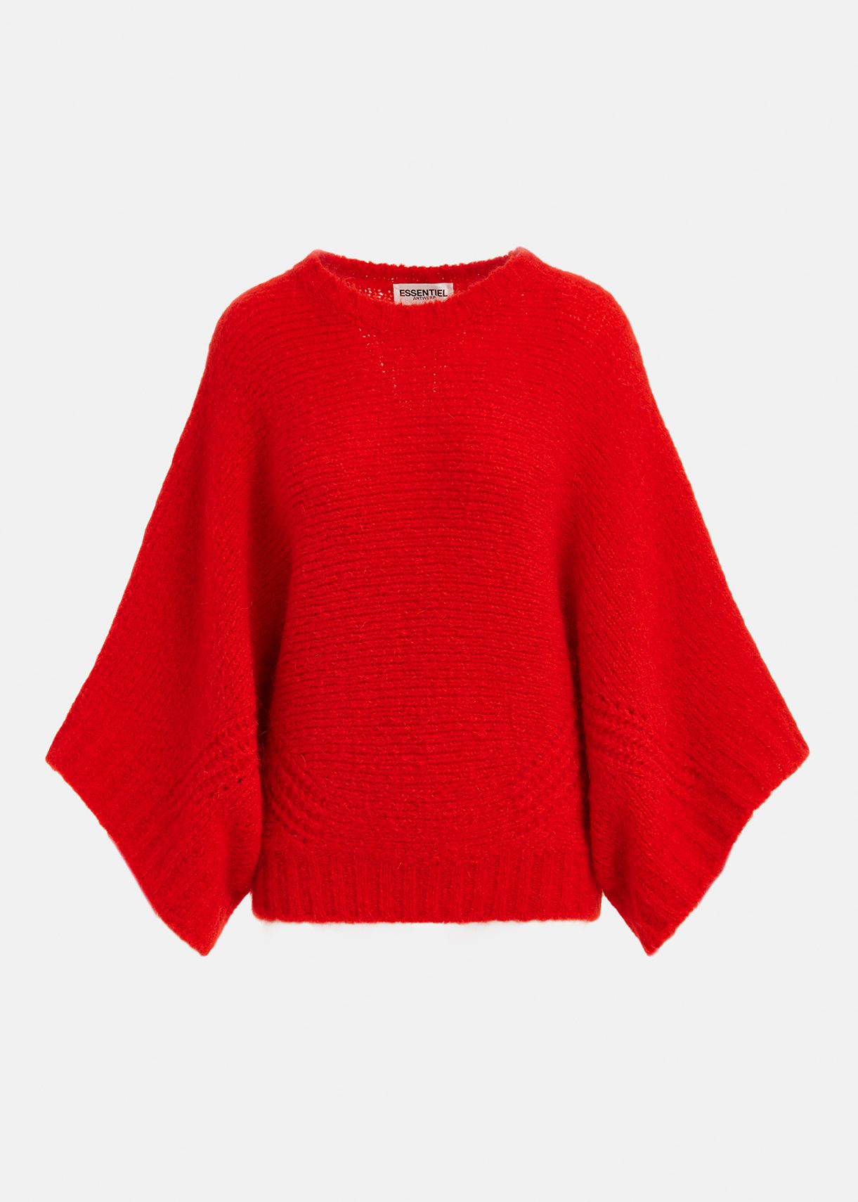 Red hot sale angora sweater