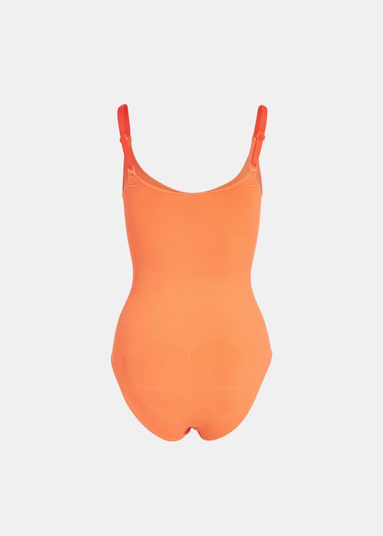 Orange sculpting bodysuit