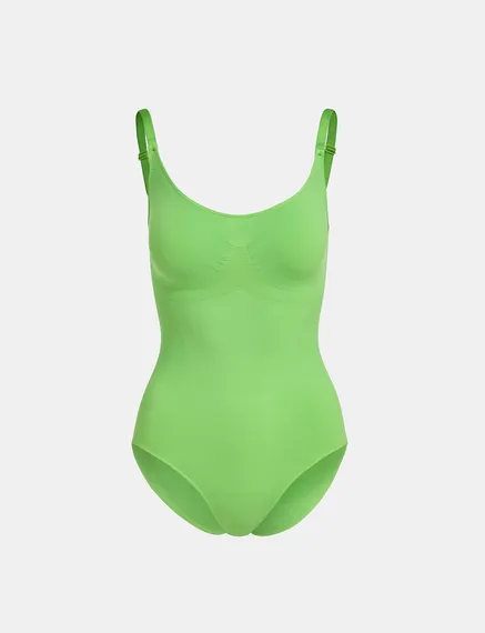 Green sculpting bodysuit