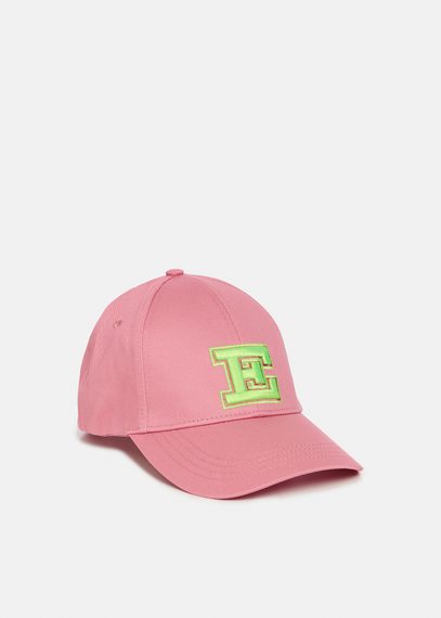 Pink embroidered baseball cap