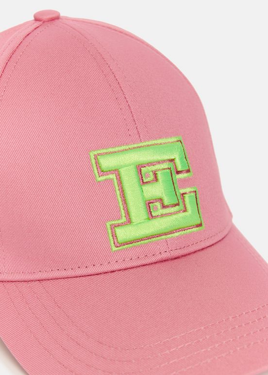 Pink embroidered baseball cap