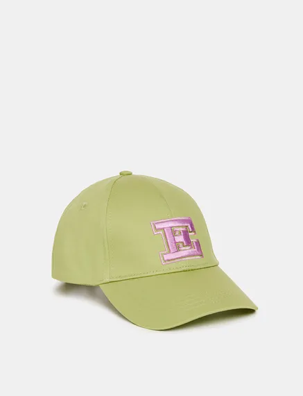 Light green embroidered baseball cap