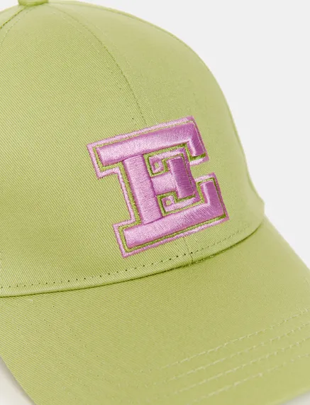 Light green embroidered baseball cap