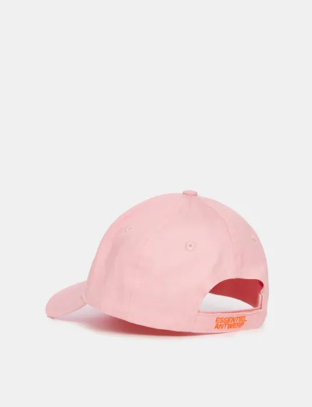 Light pink embroidered baseball cap